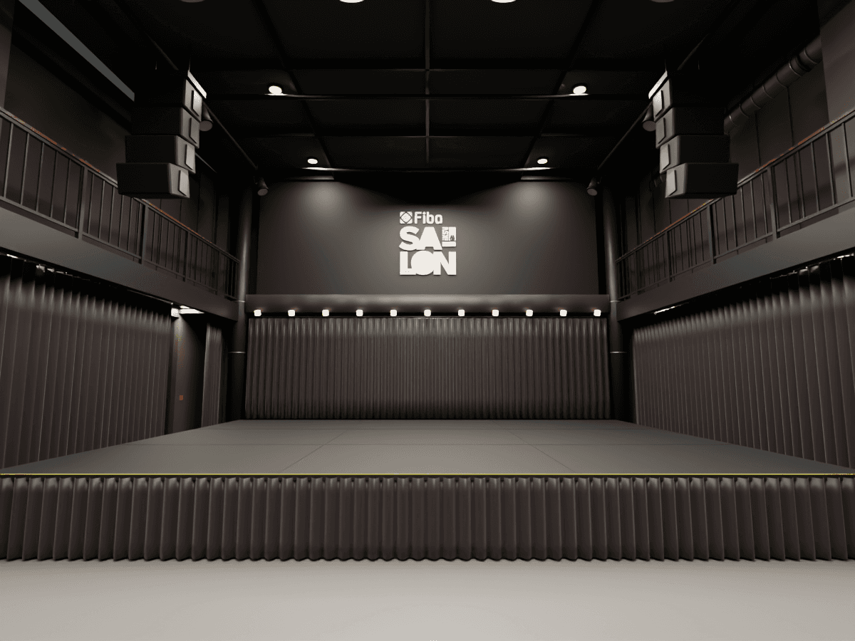 Salon İKSV sahnesinin model görünümü